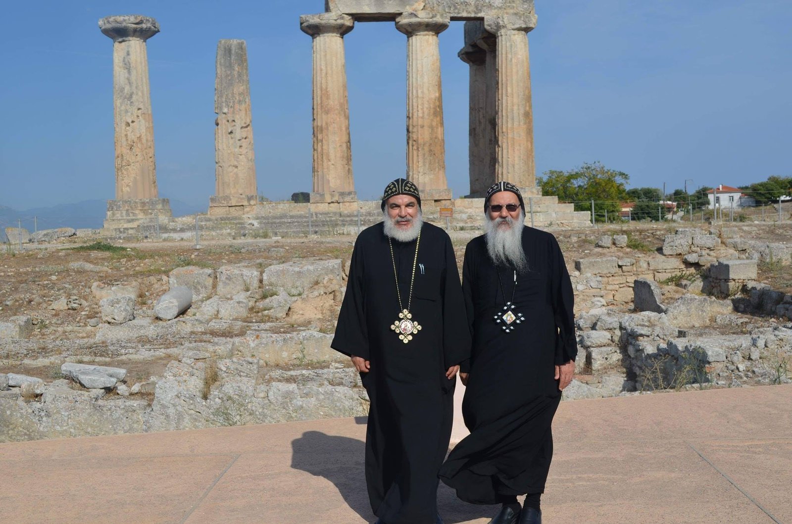 أنبا إبيفانيوس و أنبا يسطس - زيارة دولة اليونان