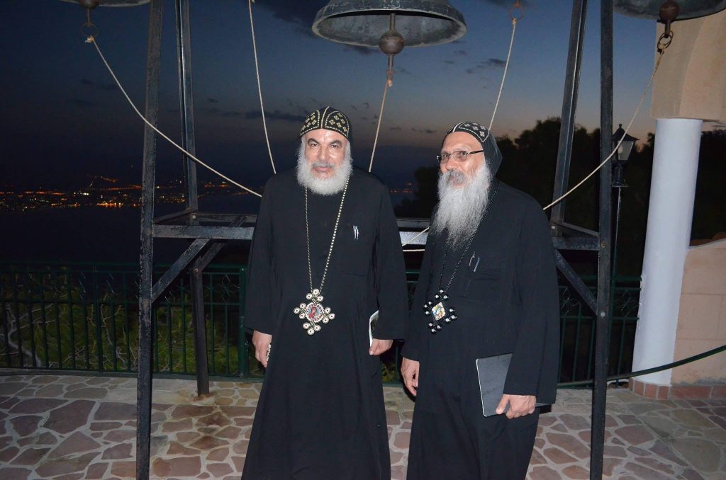 أنبا إبيفانيوس - أنبا يسطس - زيارة دولة اليونان